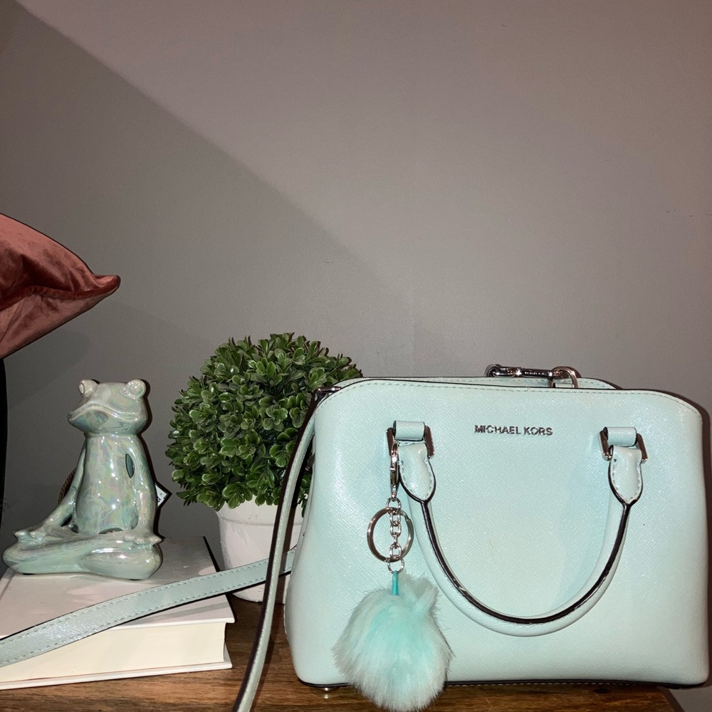 Michael Kors Savannah Small Satchel Saffiano Leather